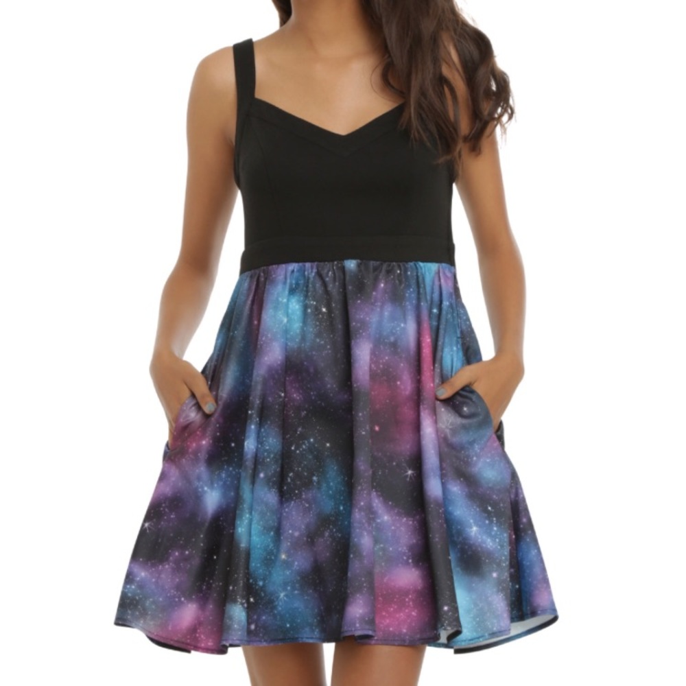 🖤 Galaxy Skater Dress 🖤